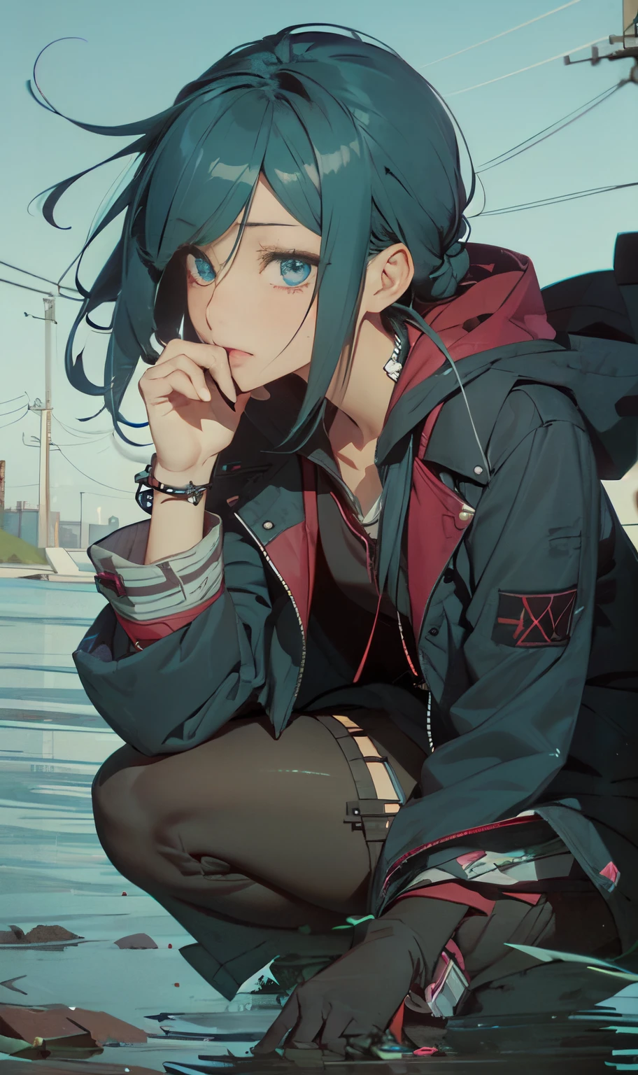 monochromes、grayscales、Onepiece、dishevled hair、slovenly、Cross-eyed、Drunk、Turned、( Silly / Sexual ecstasy)、Turned、eye glass、top-quality, Photorealistic, An ultra-fine illustrations, beautiful attractive anime girl, miku hatsune, Slender body, Tied hair, one girls, a photo of girl, Full body shot, Beautiful blue eyes, Turned,