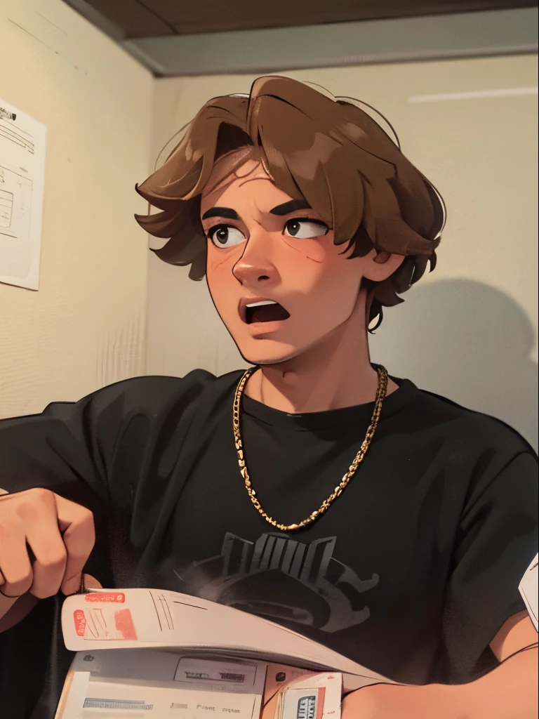 Boy with long hair