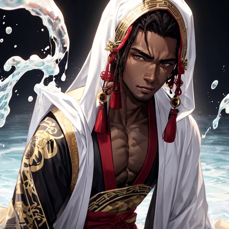 de um cara(Tall black African muscle man)Torturar uma mulher(Beleza branca em Hanfu),orgasmic face,(The White Liquid Underneath:1.2)