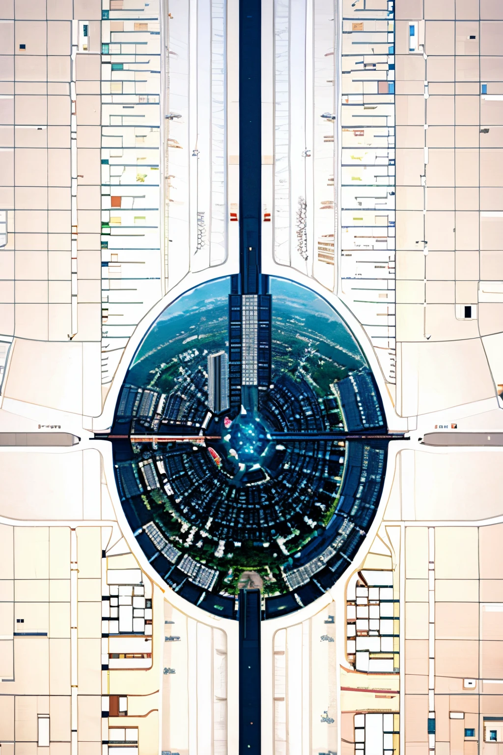 modern city map