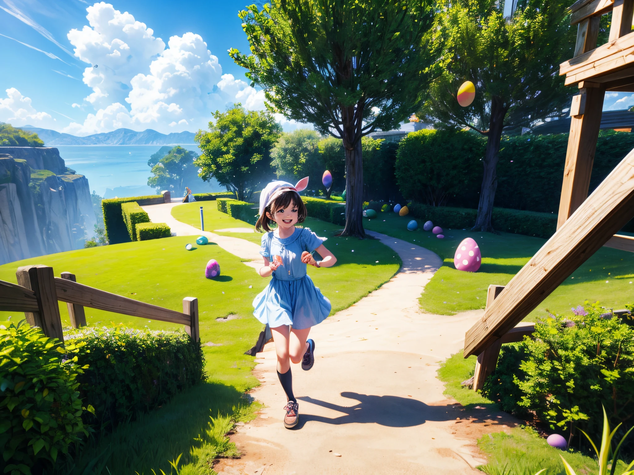 Zoom in to the excitement of an Easter egg hunt, where 3D basic symbols and shapes lead the way to hidden treasures. Make this a visually engaging and playful adventure.