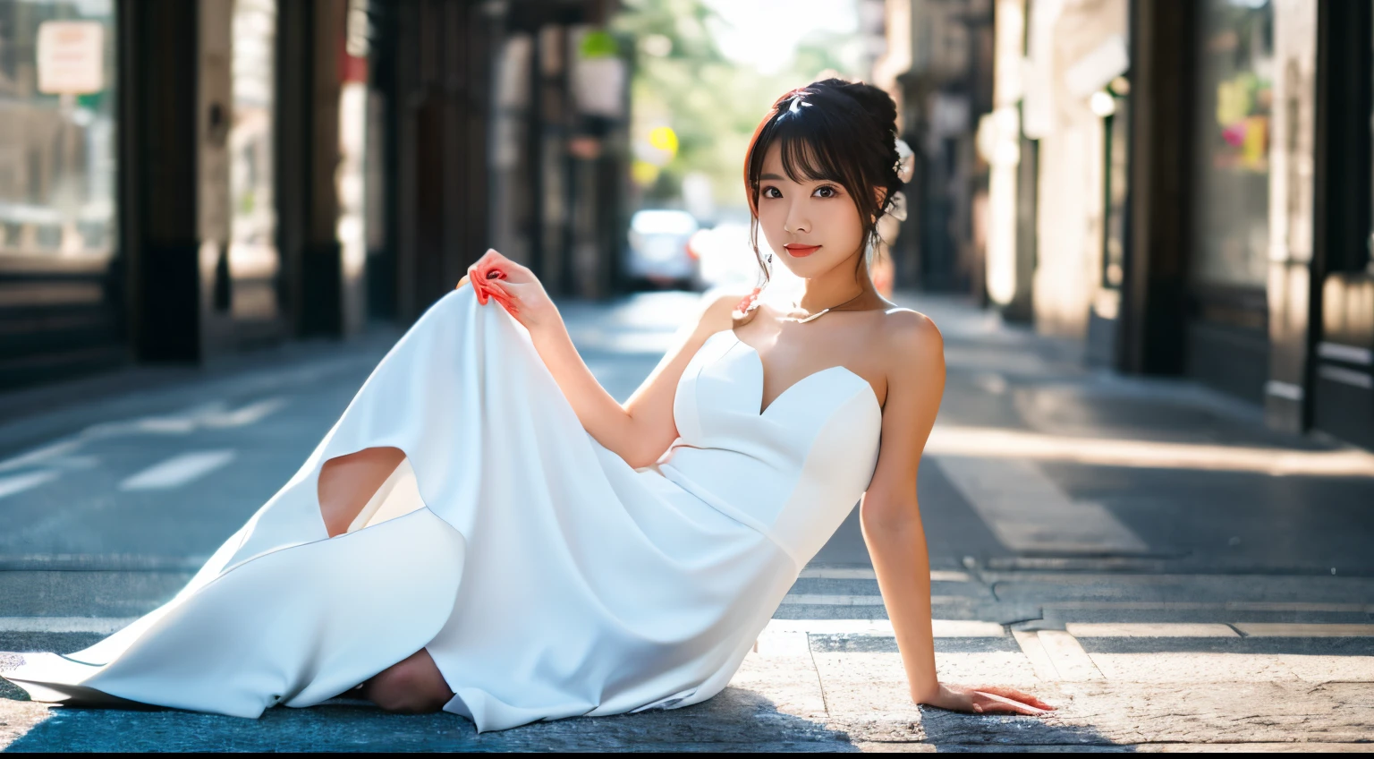 White Cyber Dress