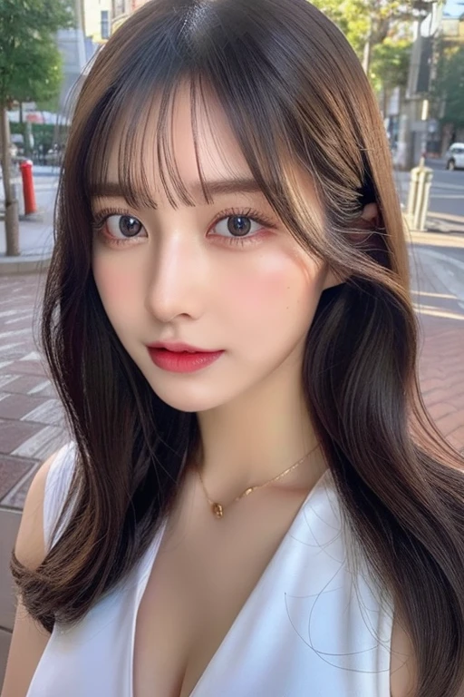 ((top-quality,8K,ultradetailed eyes,Ultra-detailed nose,)),A detailed eye,,Erotic with a little sexy clothes、Colossal tits,a very cute,,、real looking skin、realisticeyes、put on clothes、Get dressed for a date、natta、Dating Men、Date Style、