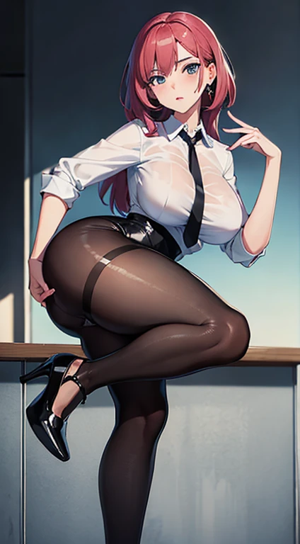 (best quality, 8k, master part :1.2), five 18 year old girls, Scarlett Johansson, massive breasts, massive hips, massive thighs, massive calves, slender waist, white shirt, wet shirt, pencil skirt, empty classroom, playful, hourglass figure, shiny black pantyhose, exposed breasts, exposed ass, high heels with ankle strap, detailed eyes, leggings, kissing each other, 4K high resolution
