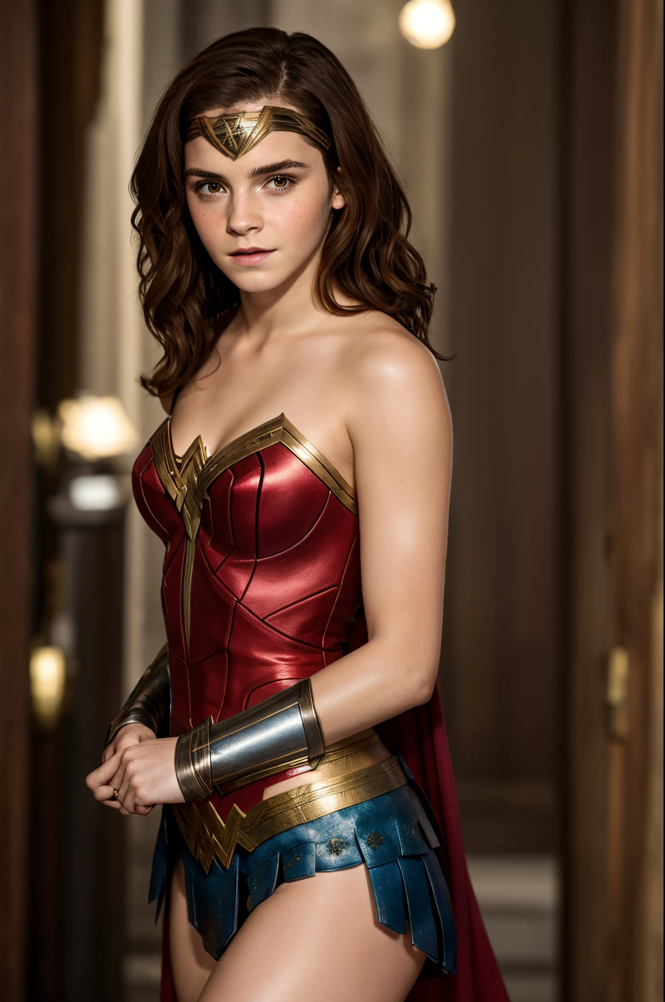 emma watson as wonder woman