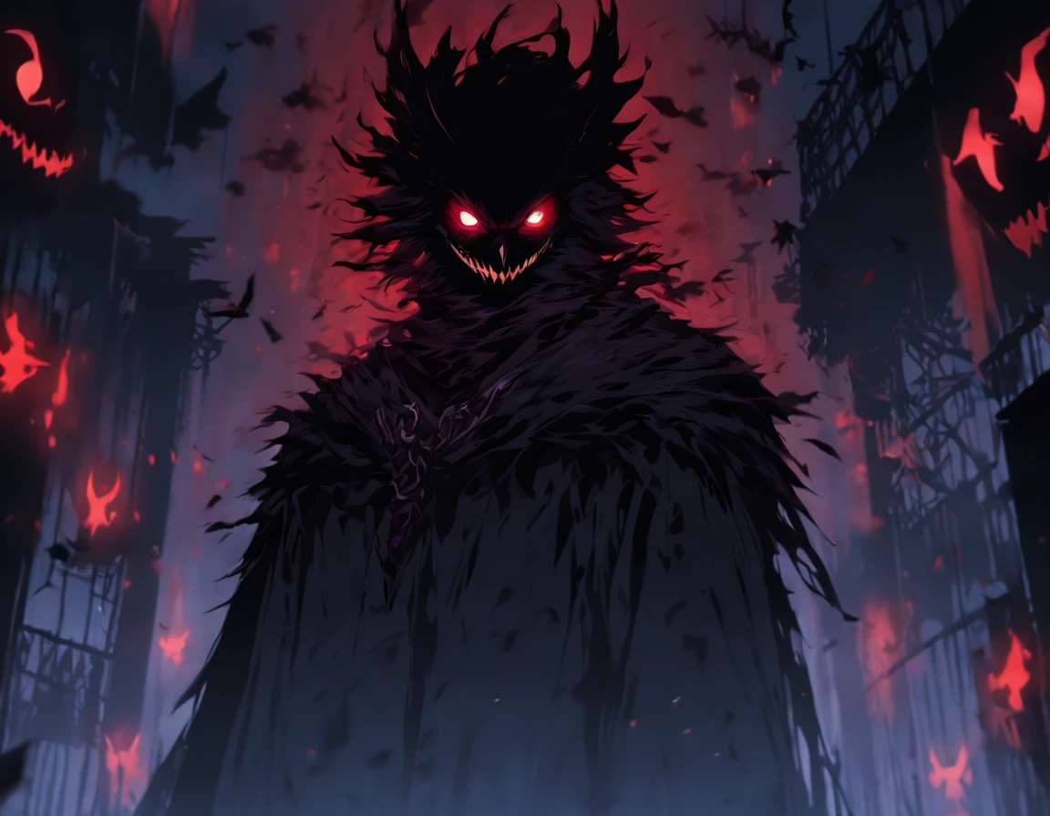 (best quality,4k,8k,highres,masterpiece:1.2),ultra-detailed,(realistic,photorealistic,photo-realistic:1.37),male,dead by daylight,muscular male,full body,killer,wearing scary mask,sexy,[murderous,ominous] gaze,dark atmosphere,[suspenseful,terrifying] environment,dimly lit,sharp contrast,dark shadows,distorted shapes,[haunting, eerie] background,unseen lurking presence,creepy [facial expression,smile],ominous aura,edgy,demonic,spooky [lighting, ambiance],vengeful spirit,[menacing,sharp-edged] weapons,emotionless figure,bloody costume,[sinister,mysterious] aura,macabre theme,gruesome details,nightmarish aesthetic,wicked intentions,nighttime setting,life-like realism,horror,demon king flick vibes,night owl vibes,deathly surroundings