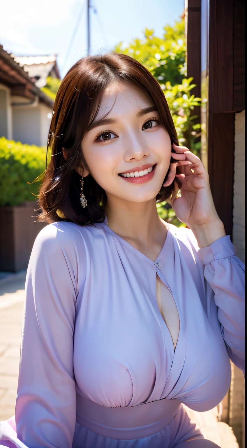 there is a woman that is smiling and posing for a picture, gemma chen, cindy avelino, gemma chan girl portrait, chiho, heonhwa choe, jaeyeon nam, ann takamaki, beautiful young korean woman, gorgeous young korean woman, bae suzy, pokimane, female actress from korea, beautiful and smiling, erika ikuta