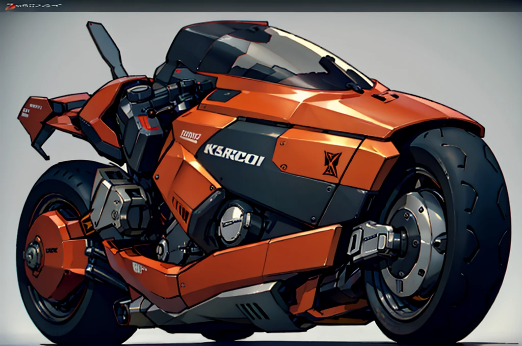 futuristic motorbike