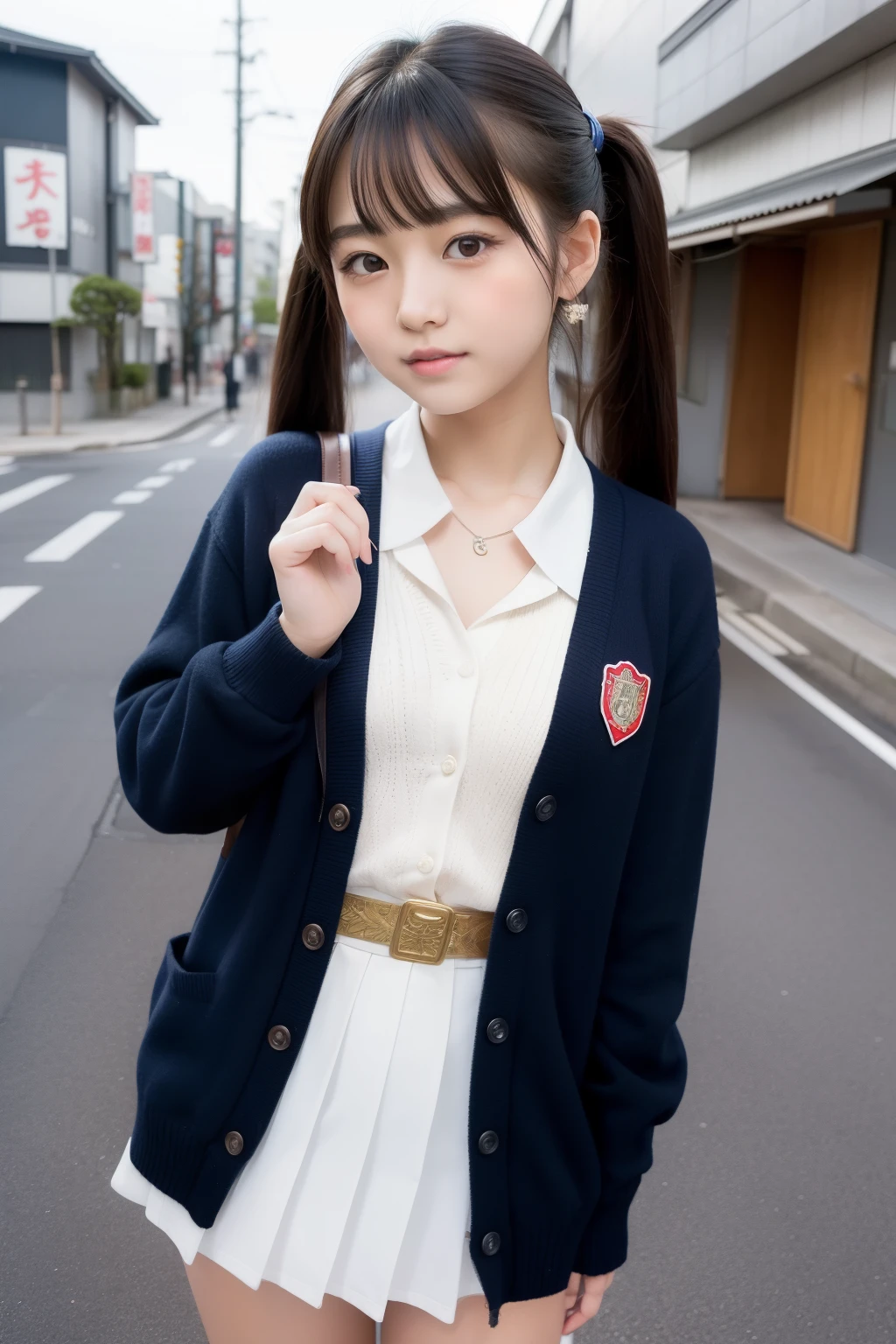 Girl in uniform cardigan for photo, Two beautiful Japan girls、 14years、Neon Street Stand、, gorgeous japanese model, long twintail、Diamond necklace、耳Nipple Ring、Lovely woman, goddess of Japan, Gorgeous young Japan woman, a japanese girl, Junior high school student attire、Japan girls, beautiful sexy woman photo, beautiful goddess, Beautiful Japan junior high school student, Phenomenally cute、Inviting eyes