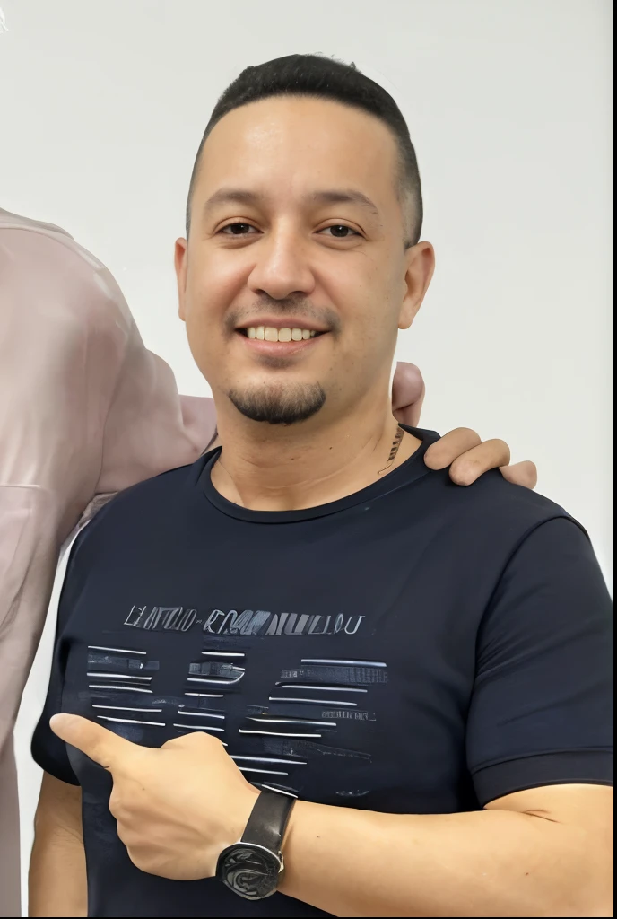 criar uma charge de um homem, branco, baixo, long head and large forehead, cabelo bem curto raspado na lateral, wearing jeans and a blue polo shirt, by Caesar Andrade Faini, by Antonio Parreiras, by Enrique Tábara, by Fernando Gerassi, by Mario Bardi, caricatural, tatterdemalion, by Rodolfo Amoedo, by Julio González