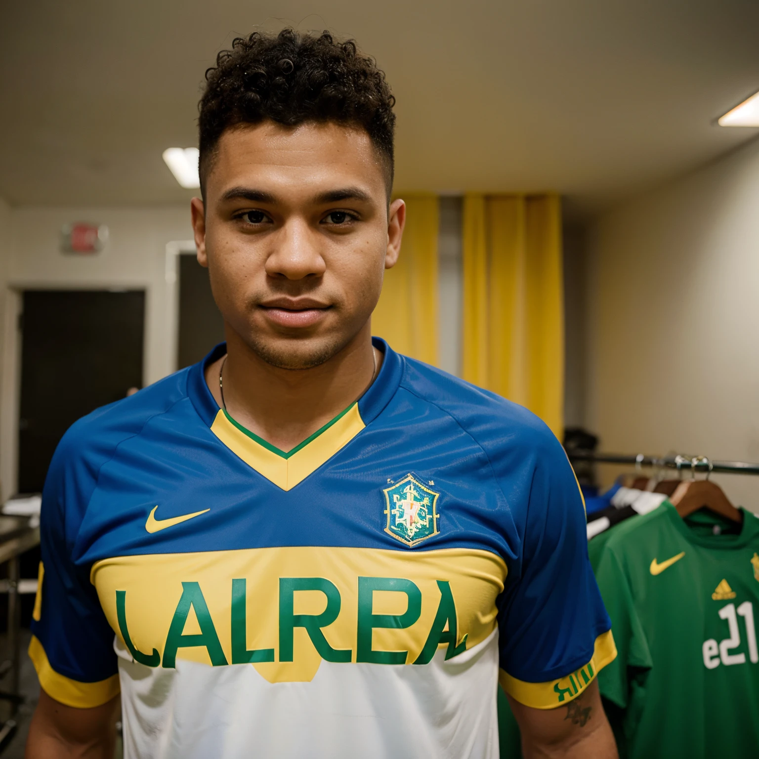 Ox with Brazilian national team shirt