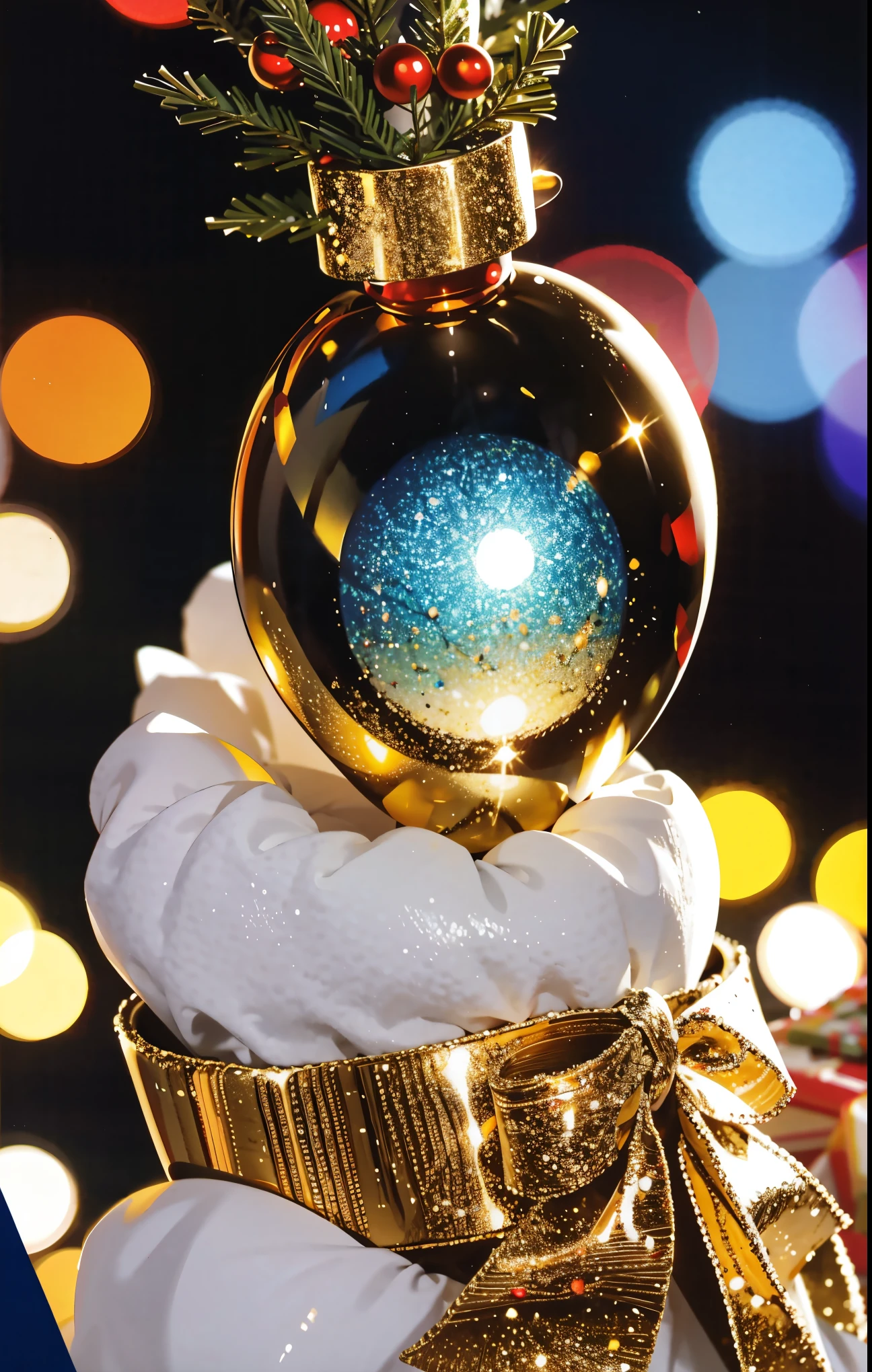 (best quality,4k,8k,highres,masterpiece:1.2),ultra-detailed,realistic,gifts,table,Christmas tree,decorations,wrapping ,bows,ribbon,presents,holiday spirit,vibrant colors,warm lighting,cozy atmosphere,toys,cards,candles,snowflakes,joyful,celebration,exquisite details,exciting surprises,shiny ornaments,sparkling tinsel,beautifully wrapped,excited children,anticipation,festive mood,magical ambiance,delightful moment,wonderful memories,family gathering,cheerful faces,Christmas magic,extravagant,abundance of presents,HDR,UHD,studio lighting,ultra-fine painting,sharp focus,physically-based rendering,professional,vivid colors,bokeh.