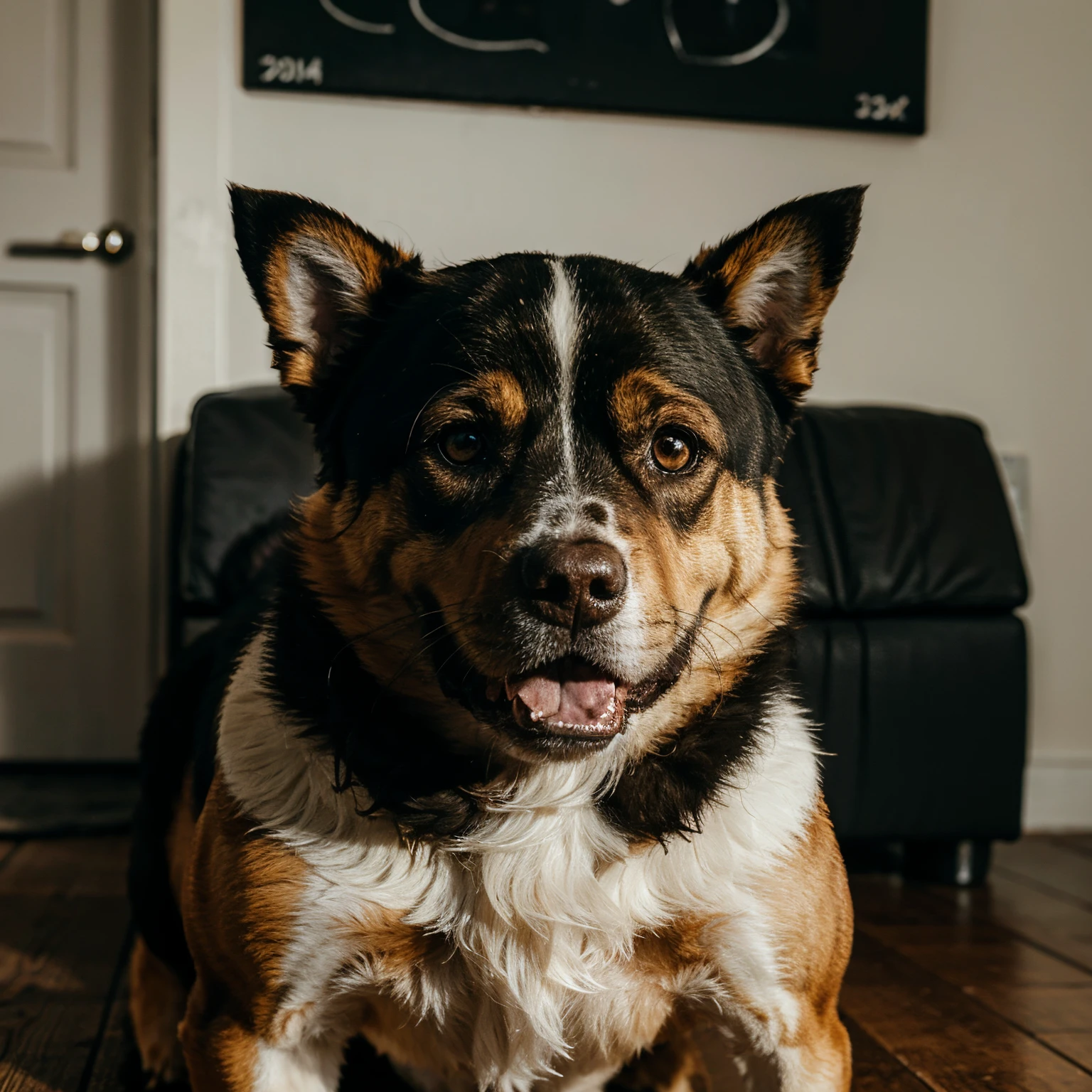 Make an angry dog