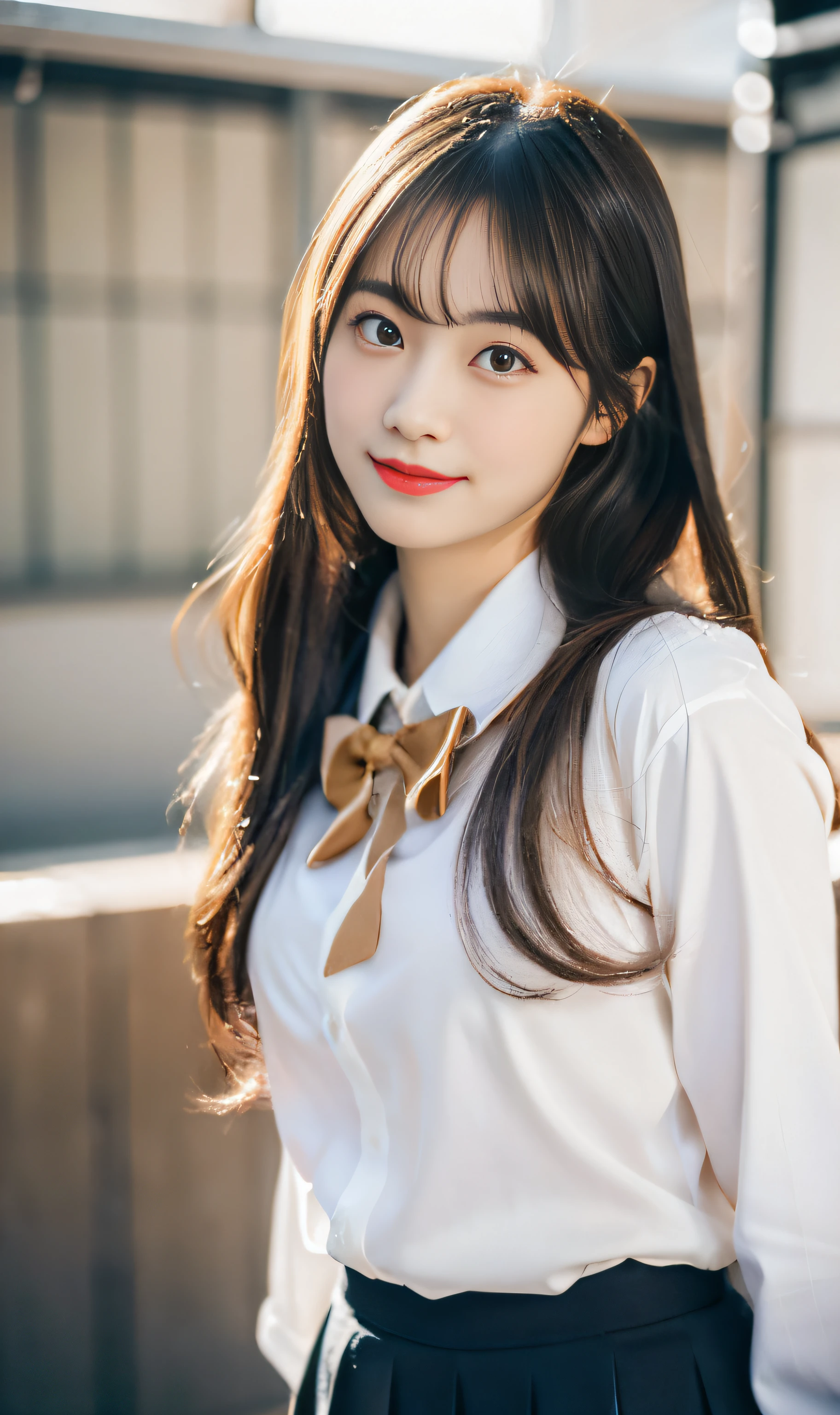 ulzzang-6500-v1.1, (Raw photo:1.2), (Photorealistic:1.4), Beautiful detailed girl, Very detailed eyes and face, Beautiful detailed eyes, Ridiculous, Incredibly ridiculous, Huge file size, Ultra detailed, High Definition, Very detailed, Best quality, Masterpiece, Kemomimi, ((Japan Girls' High School Uniform)), Illustration, Very detailed, CG, Unification, 8k wallpaper, fantastic, fine detail, masterpiece, top quality, highly detailed cg uniform 8k wallpaper, light on face, movie lighting, 16 year old girl, (without panties)), ((dynamic pose))), (camel toe), (half), (pantyhose)