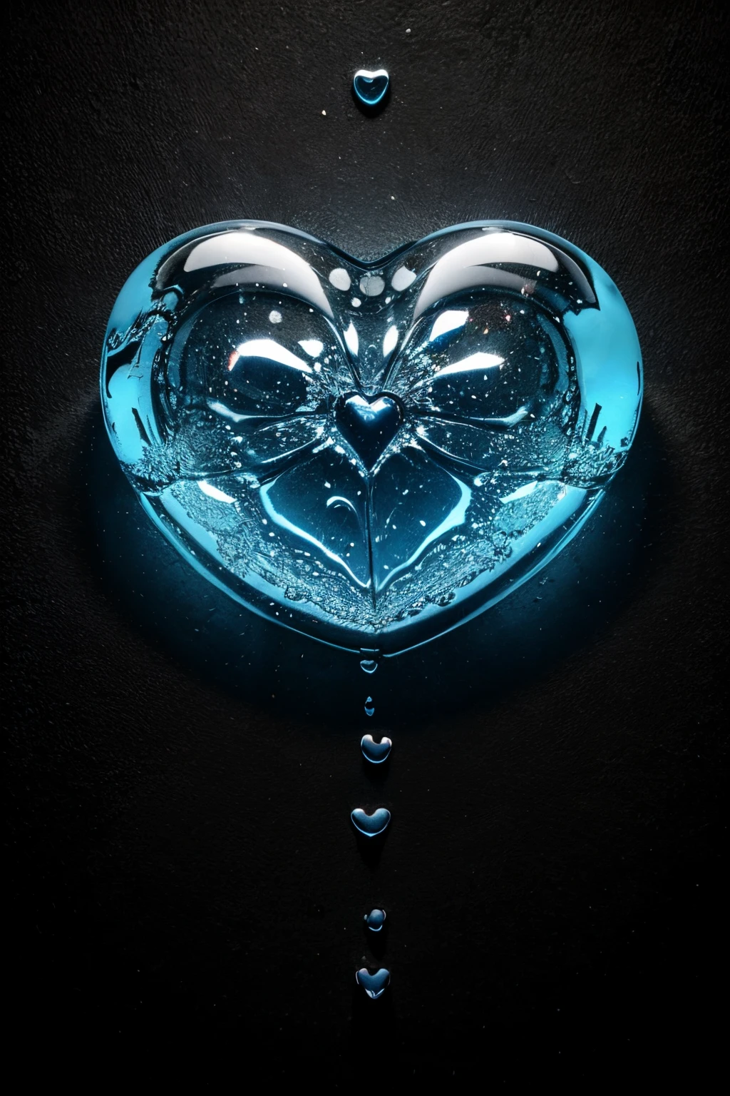 water formed heart