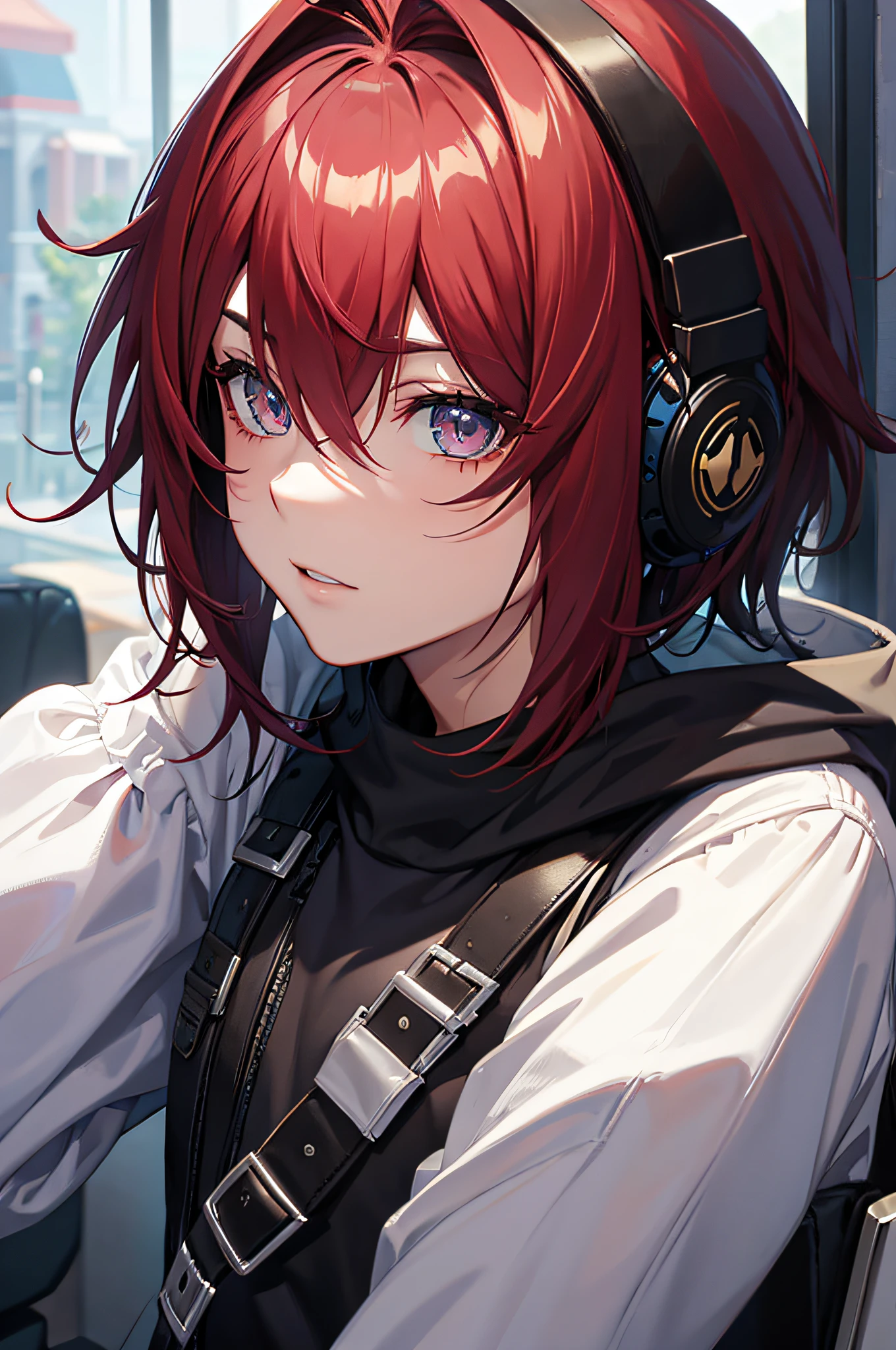 Emoboy ,anime , cabelo curto , gamer