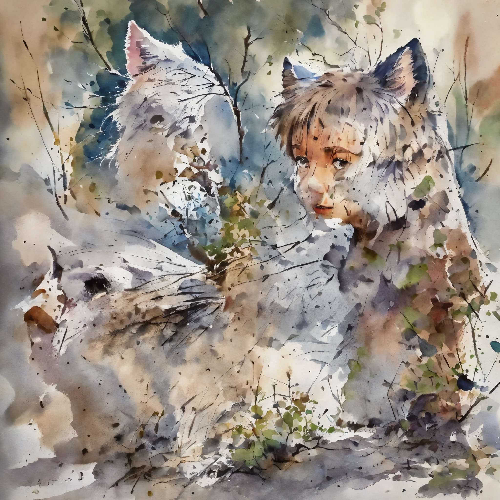 Two fighting cats --auto --s2