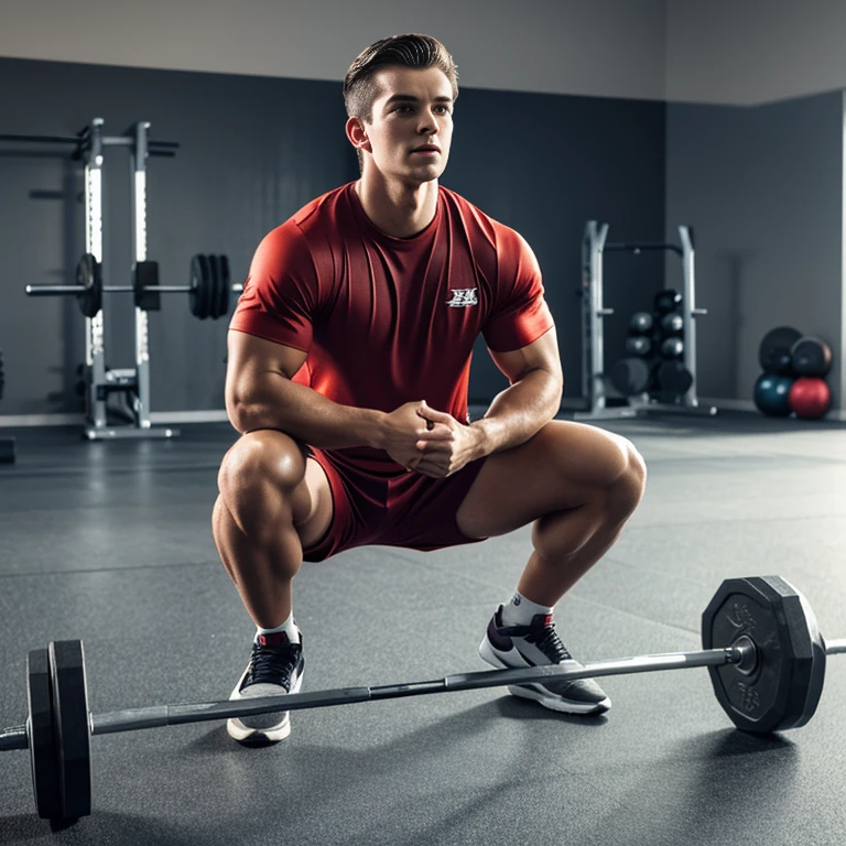 High detail RAW photo of a group of boys are trying to lift weights, beuge, hype realistic, full entire body, natural lighting, hard focus, frontal, photo realisim dynamic pose, full wide, high octane, 4k render, real person, high-quality