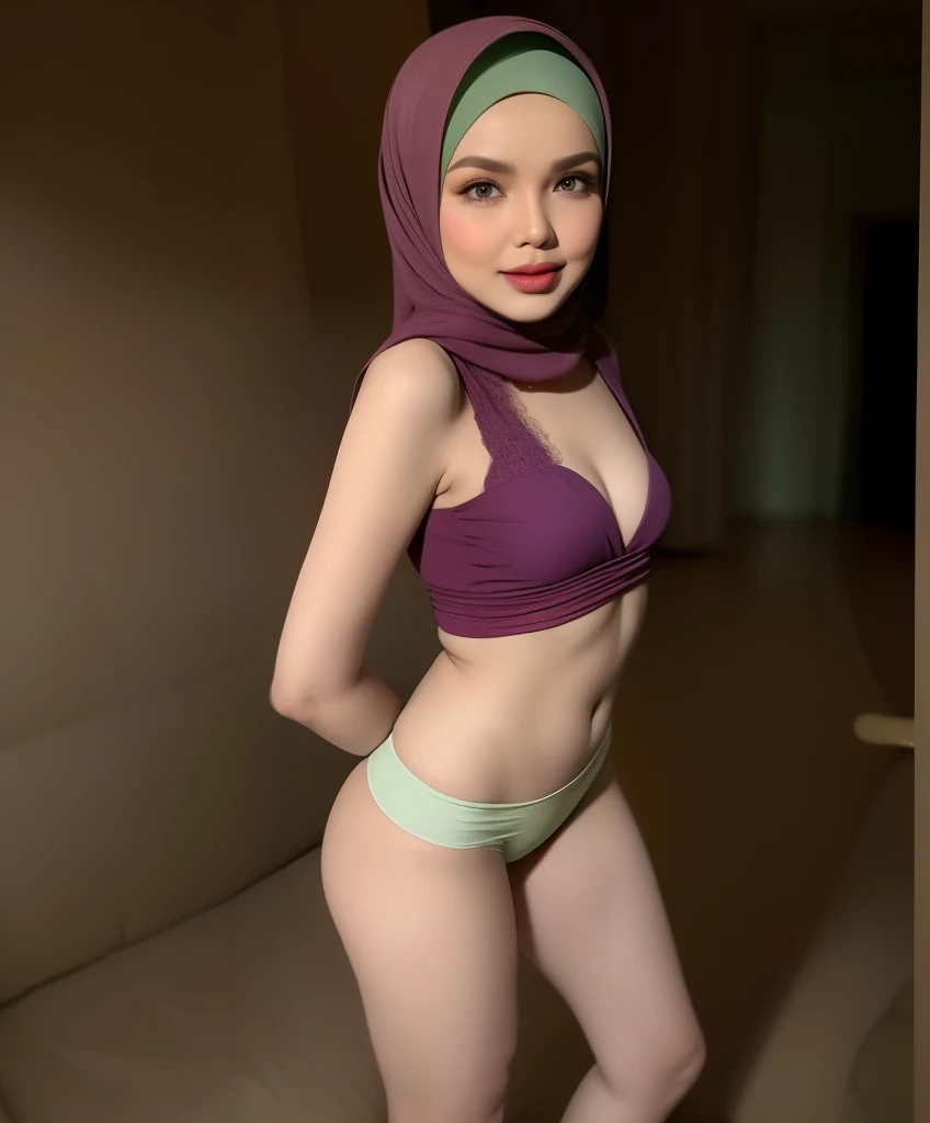 ((MALAY HIJAB GIRL)), 58 years Old, Hijab Indonesian mature woman, Flat Tits : -0.1, ((FLAT CHEST)), ((TIGH DRESS)), ((UNDRESS)), ((GREEN LIPS)), ((TRANSFARENT)), ((GREEN LACE)),