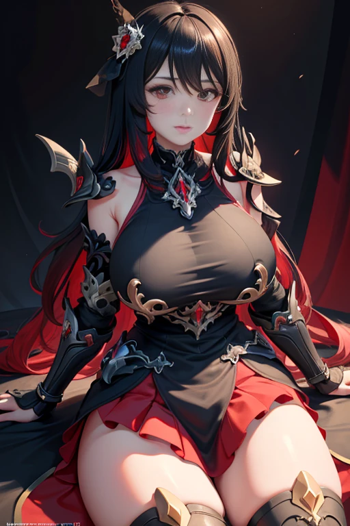 (highly detailed:1.3), 
1girl, solo, (full body:1.2), 
sc_nyx, large breasts, light smile, red eyes, sitting, dinning table and chair,
Ultra-detail, (highres:1.1), best quality, (masterpiece:1.3), cinematic lighting, 
(highly detailed face and eyes:1.3), (Beautiful,large_Breasts:1.8), big breasts, large breasts, (big breasts:1.7), (huge big breasts:1.6), masterpiece),best quality, expressive eyes, perfect face, 1girl, embarrassed, ;D,