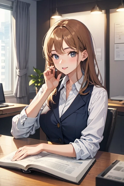 Beautuful Women、25-years old、s Office、businessman