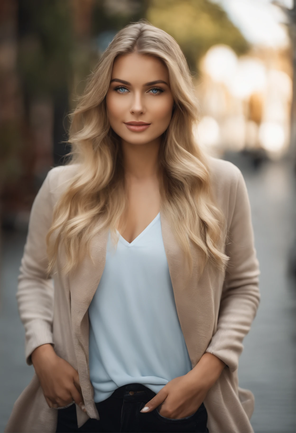 arafed woman with long dark blond hair and blue eyes trying on clothes haul, gorgeous young model, portrait sophie mudd, beautiful blonde girl, cute young woman, realistic face skin, very pretty model, beautiful young girl, very beautiful young woman, cute young girl, blonde girl, attractive girl, 2 4 old female model, young blonde woman, beautiful young woman, beautiful female model