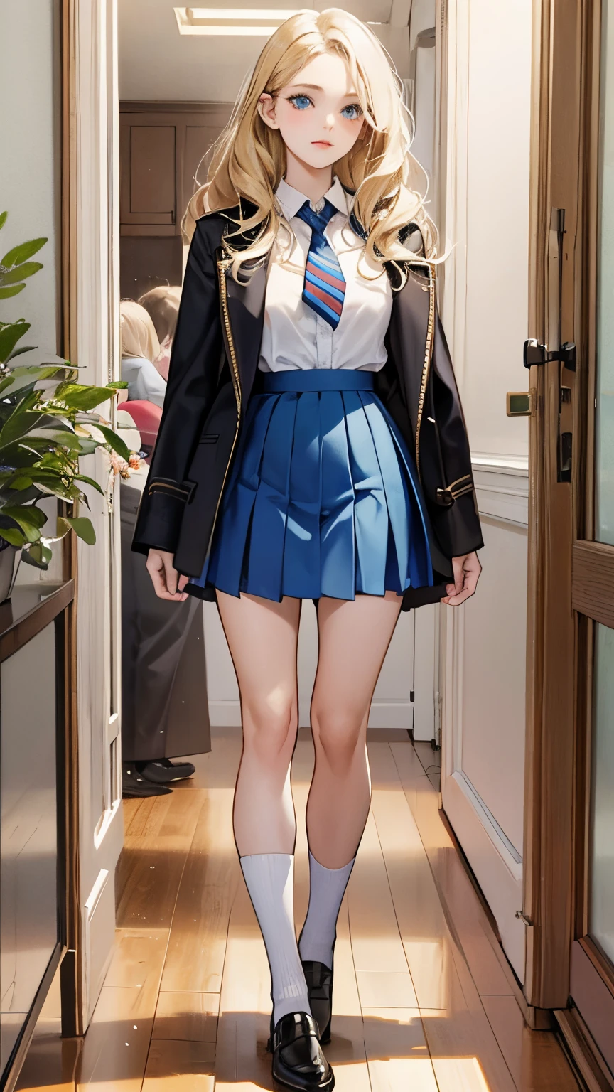pokimane, a woman wearing winter coat in the snowIn her Swiss Elite Private School uniform, Isabella exudes an air of rebellious elegance. The uniform, which fits her perfectly, accentuates her supermodel-like figure. The white blouse is crisp and neatly tucked into her pleated navy blue skirt, worn daringly shorter than the standard length, hinting at her bold personality. The tie, knotted to perfection, adds a touch of sophistication to her attire. Her polished, high-quality leather shoes subtly reflect her affluent background. She personalizes her uniform with a vintage silver locket, a family heirloom, worn around her neck. This small act of defiance showcases her individuality amidst the uniformity. Her blonde hair is usually left loose, its wavy locks cascading around her shoulders, enhancing her youthful charm. Her school blazer is often casually draped over her arm, adding a touch of nonchalance to her othe
Standing next to her, Isabella, , is a mirror image of her mother in her younger years. Her school uniform, a crisp white blouse tucked into a navy-blue skirt, is worn with a unique flair. The skirt is daringly short, showcasing her long, model-like legs. Her tie is knotted perfectly, and a vintage silver locket hangs around her neck, subtly hinting at her rebellious nature. Her blonde hair, similar to her mother's, cascades down her shoulders, adding to her youthful charm. Her captivating blue eyes, a carbon copy of her mother's, sparkle with a mix of innocence and mischief.
Both women, despite the difference in their attire, stand tall and confident, their postures radiating elegance and authority. The family resemblance is unmistakable, from their physical features to their shared sense of style. Yet, their individual personalities shine through, creating a captivating contrast. Seraphina's dominance and power are balanced by Isabella's youthful rebellion and charm, this family portrait a testament to their complex and intertwined relationship.