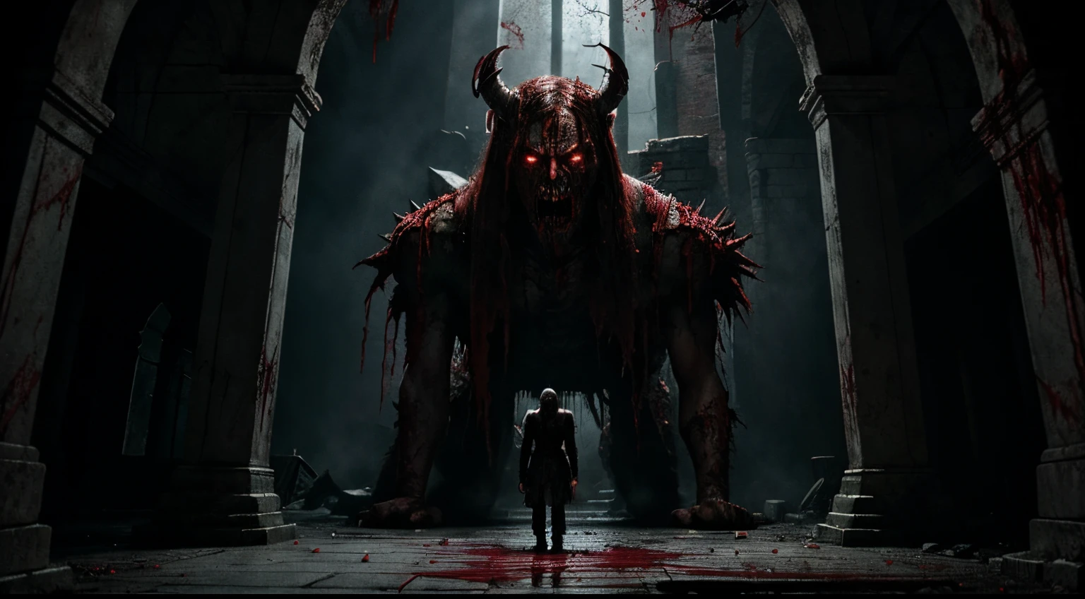 Lair of the brutal, blood, demon, ????, horror