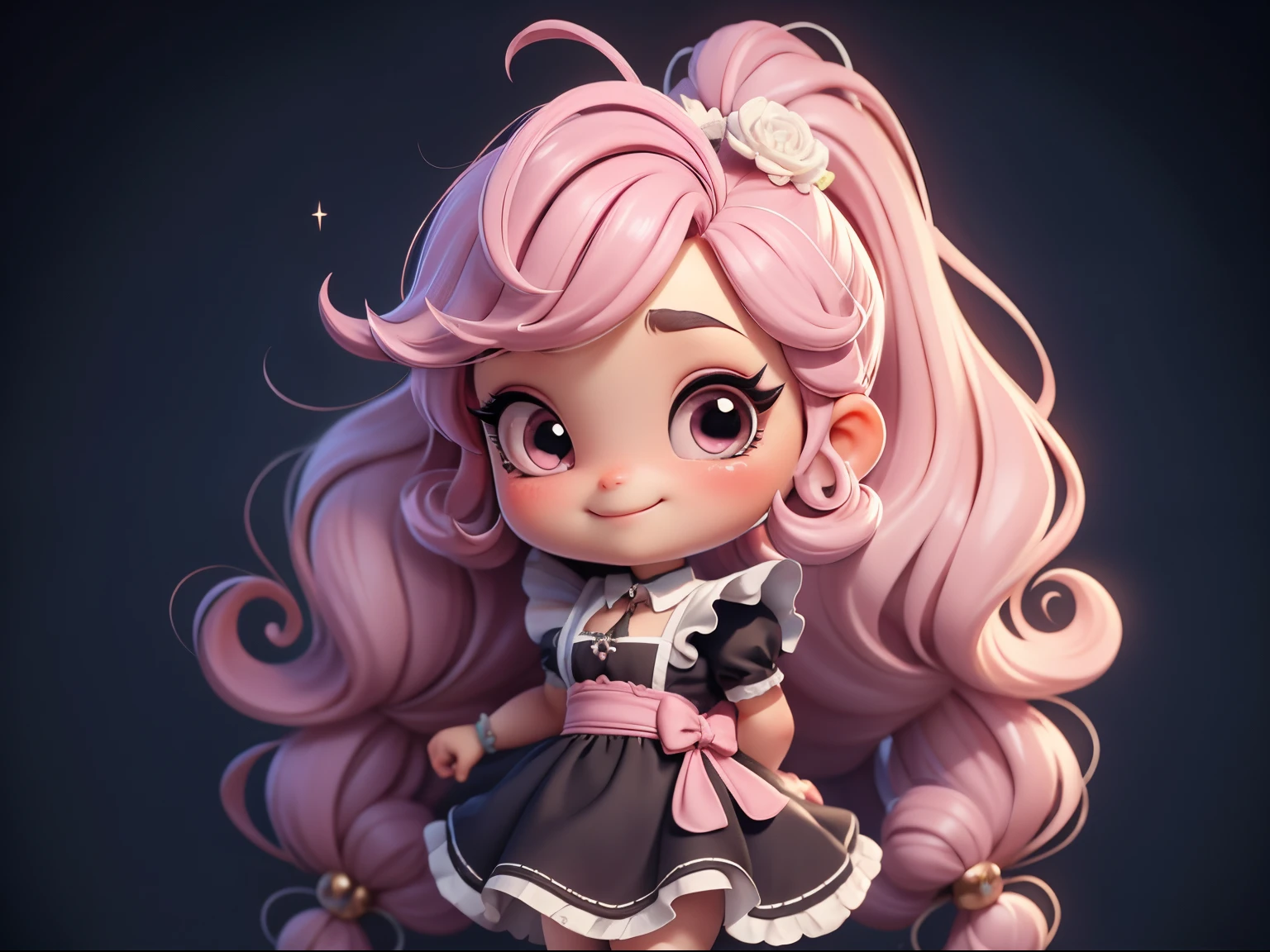 Create an 8K version of your gothic lolita character. Boneka《tchibi》Cirque du Soleil : Gothic it should look charming and beautiful, Retaining the iconic elements of the original characters. Pink twin ponytail loli,Clear eyes, long eyelashes and rosy cheeks. Seu cabelo deve ser longo eton preto de cor escuro. Bonito: Chibi vest and bonito vest and elegant marom and rose . This dress may have ruffles, income & Details, Reference to the circus theme . Add loops or ribbons, Delicious food. aprons & Arco.comDocumentation: Adicione um apron marrom sobre o ventido de Chibi, Tie it around your waist with a thin bow. O apron pode ter pequenos detalhes, Como Borzos or Borda dos Finos. Bonito: The full《tchibi》(Chibi de Circo)com list,Includes roses and blancas or detailed entertainment. standing on your feet, Bonito Ribs, com gravatas ou Fivelas. Magic accessories: Add Charming Accessories to Pink Fairy Chibi , Como um cupcake no cabelo ou uma tiara com detalhes extravagantes . You also get beautiful themed accessories. Be sure to add shadows, Texture and detail of hair, & fittings, Make it more charming and charming. Give him a smiling face,Put a sweet smile on his face,