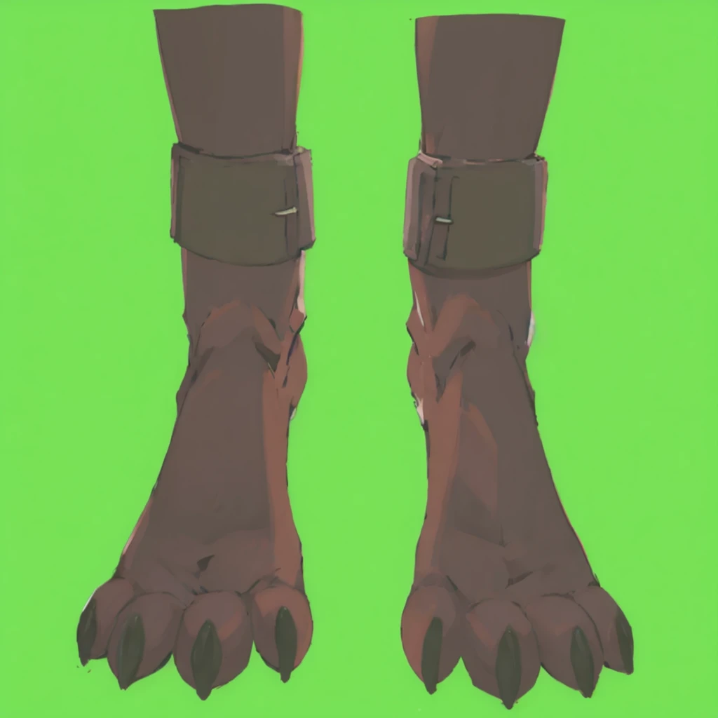 Paws, 4 finger, detailed, hd quality, high graphic, 2d. Good light, good bright
