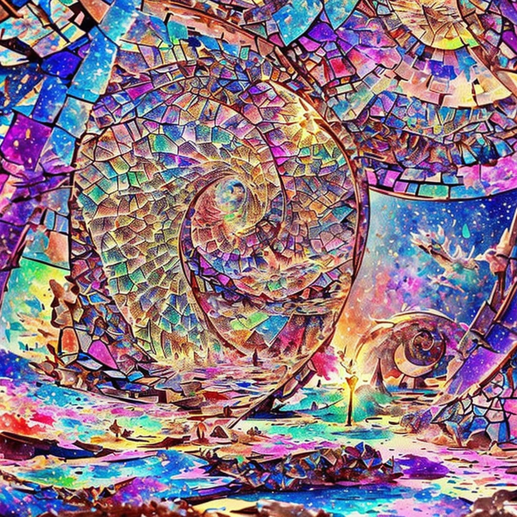 (Masterpiece, Top Quality, Top Quality, Official Art, Beautifully Aesthetic:1.2), (One Girl:1.3), (Kaleidoscope:1.2), Highly Detailed, Colorful, Top Detail, (Watercolor Painting:1.3), Light Mixing, Playful Patterns, Lively Textures, Rich Color, Unique Visual Effects Fractal Art: 1.3)((Fate)), fantastic at best, (Fractal Art: 1.3)((Fate))