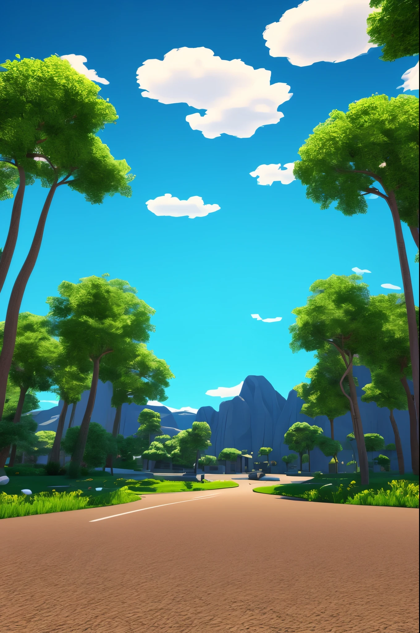 Please give me a cool 3d scene picture background