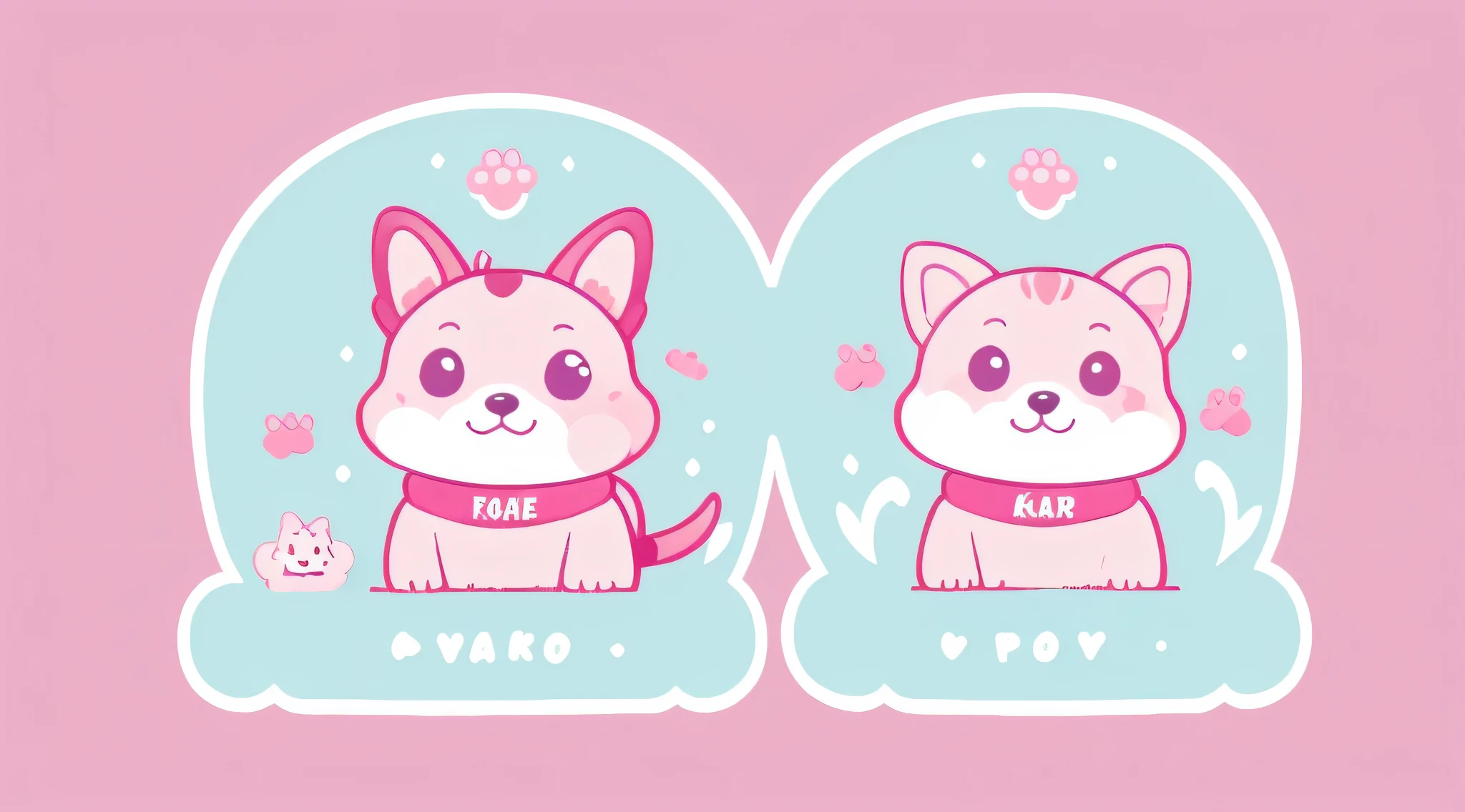 Pet shop logo dog