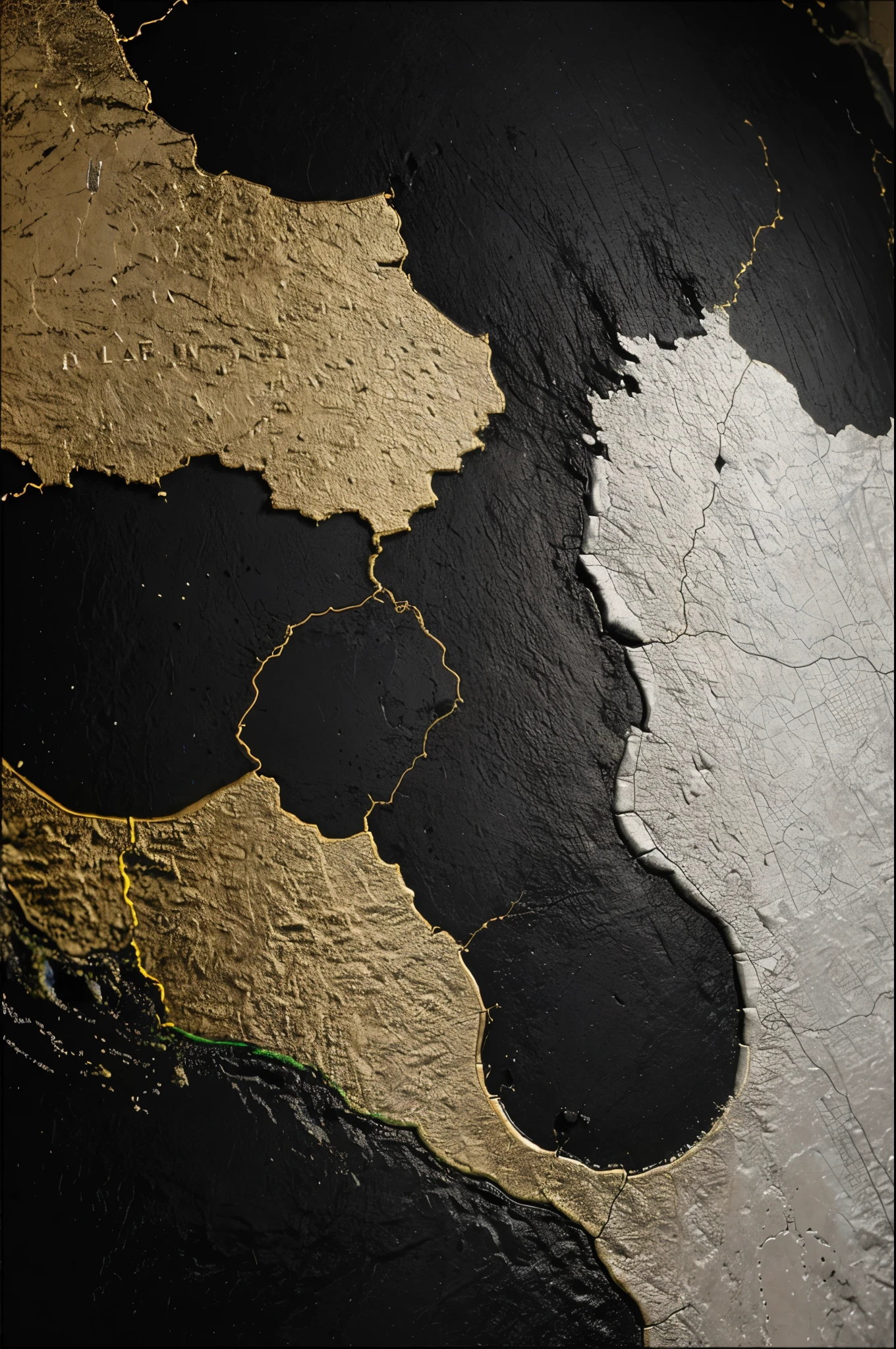 I want a map in dark golden color as background, the map of Africa, in black color, I want all countries to be white color except of Liberia and Ethiopia in white and write all the countries name on them in the color white for black nations and and write in black color for Liberia and Ethiopia. And write in big titles The Scramble For Africa