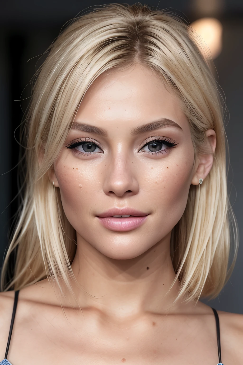 hot blonde woman, pinterest woman, 4k, ultra realistic, skin texture, pores, photorealistic, model, charity lee