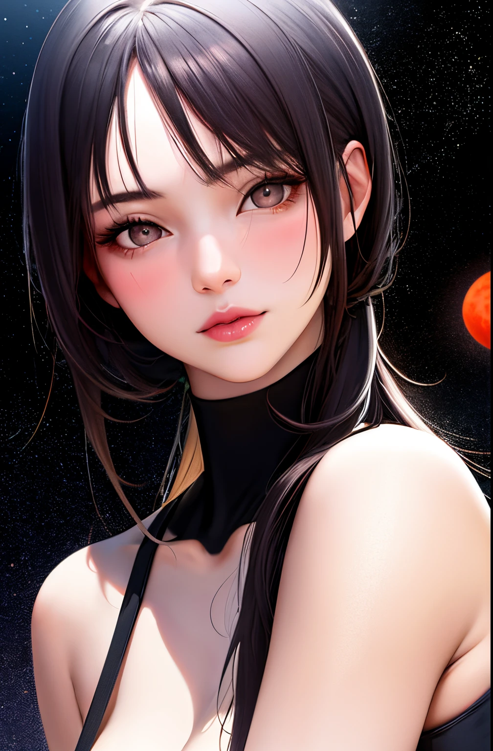 (Irina Shayk:DuaLipa) A red necromancer, blood moon, ray tracing, masterpiece, best quality, ultra quality, absurd details, best light, best shadow, sharp, sharp image, detailed, extremely detailed, great resolution, 8k, 4k, uhd, particle effects, beautiful effects, vivid colors, neon light, neon, light, 