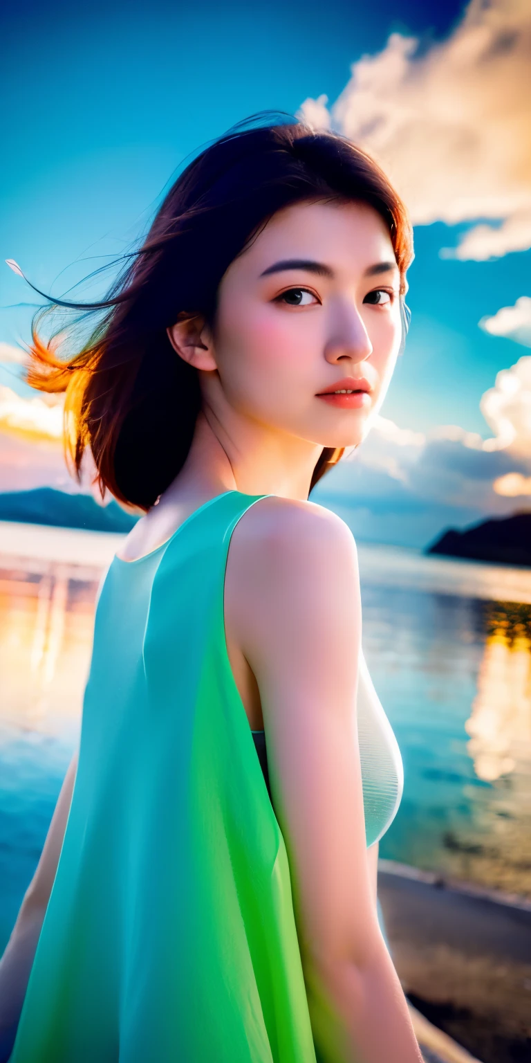 humanoid, peaceful, colorful, dreamy, pastel colors, soft lighting, surrealistic, floating, tranquility, ethereal, gentle, whimsical, delicate, fantasy, botanical, serenity, harmony. (best quality,4k,8k,highres,masterpiece:1.2),ultra-detailed,(realistic,photorealistic,photo-realistic:1.37),HDR,UHD,studio lighting,ultra-fine painting,sharp focus,physically-based rendering,extreme detail description,professional,vivid colors,bokeh,portraits,landscape,photography.
