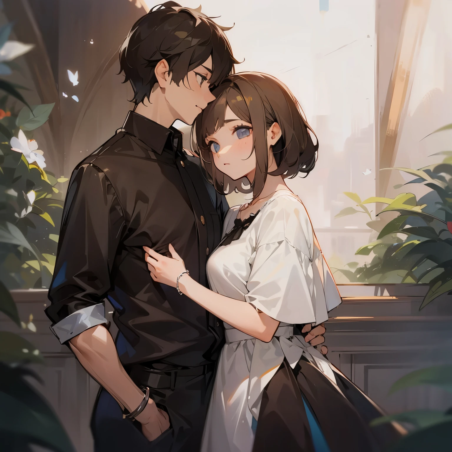 A woman's eyes are delicate and gray、