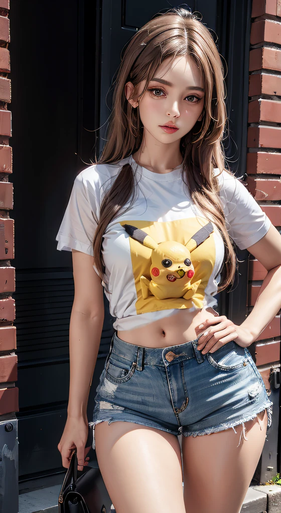 yellow t-shirt pikachu t-shirt