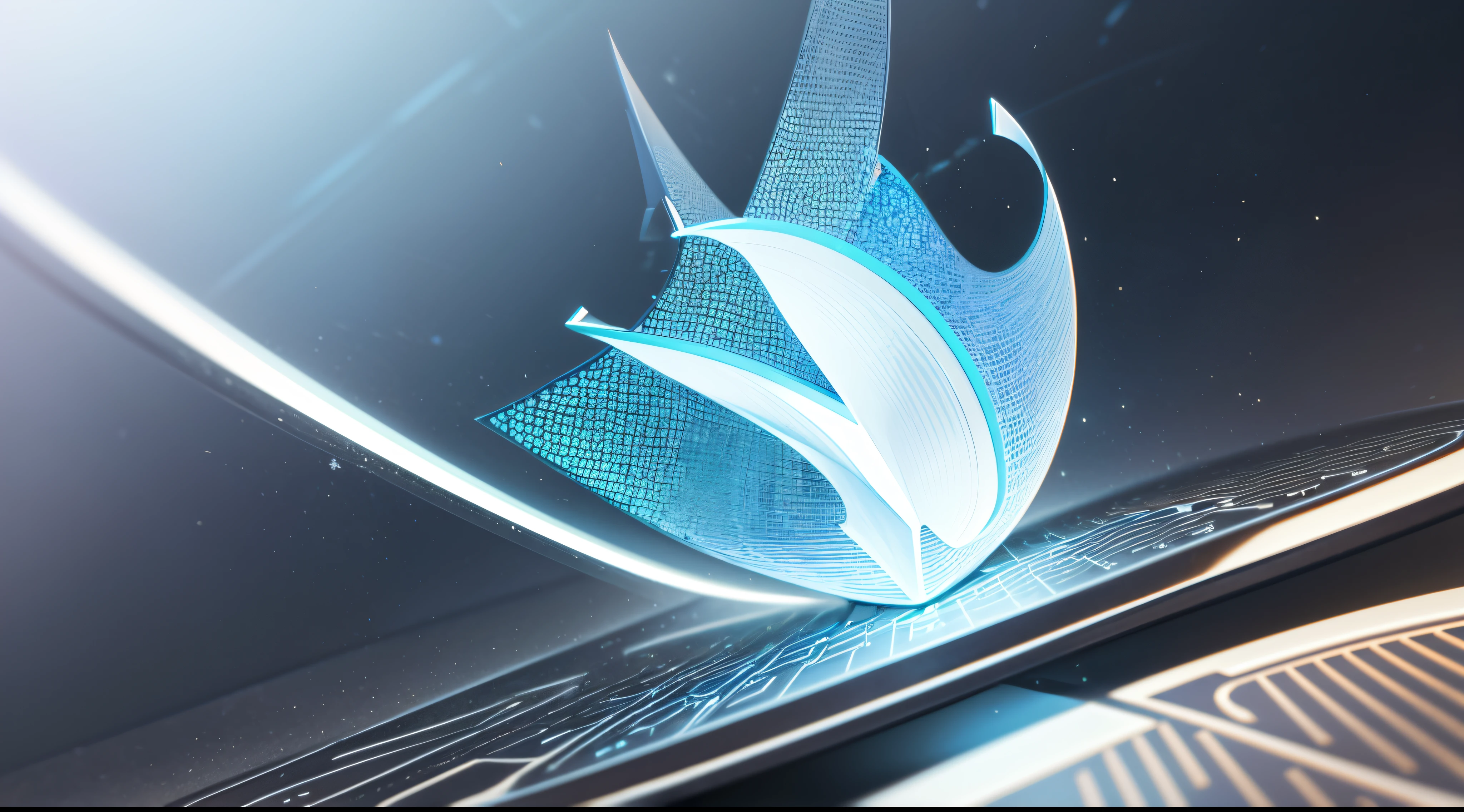Engaging 3D visualization featuring stunning graphs、glinting