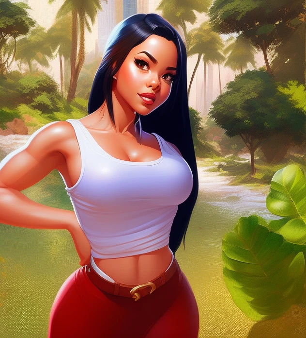 master part, melhor qualidade,Anissiaanisi,(Pixar 1.23 estilo), 2d, Artgerm 4K, Artgerm extremamente detalhado, in digital illustration style