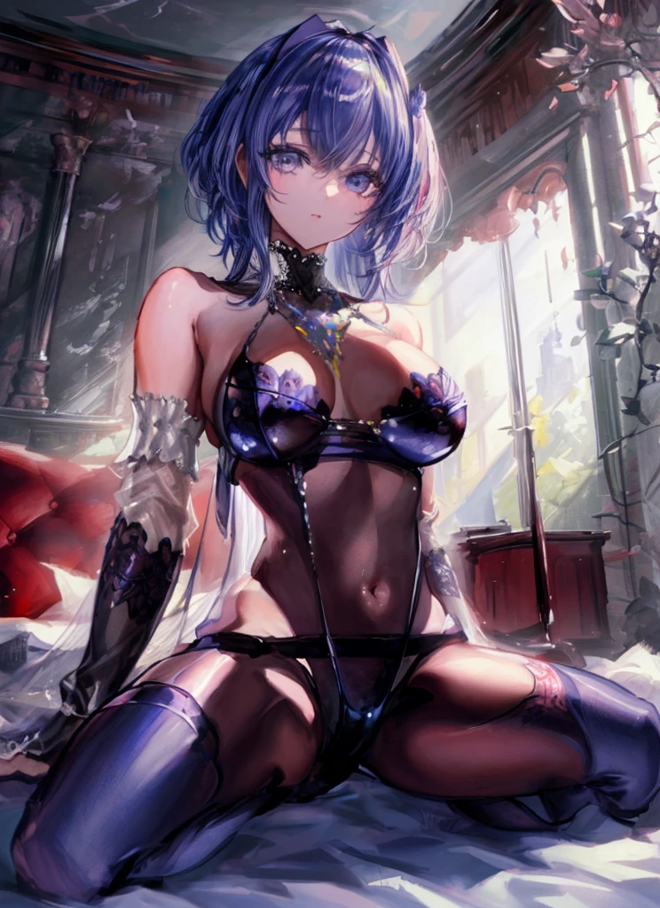 (masterpiece ,Best Quality,Insanely detailed),Beautiful 8K CG artwork,1 absolutely beautiful woman,solo,big beast,