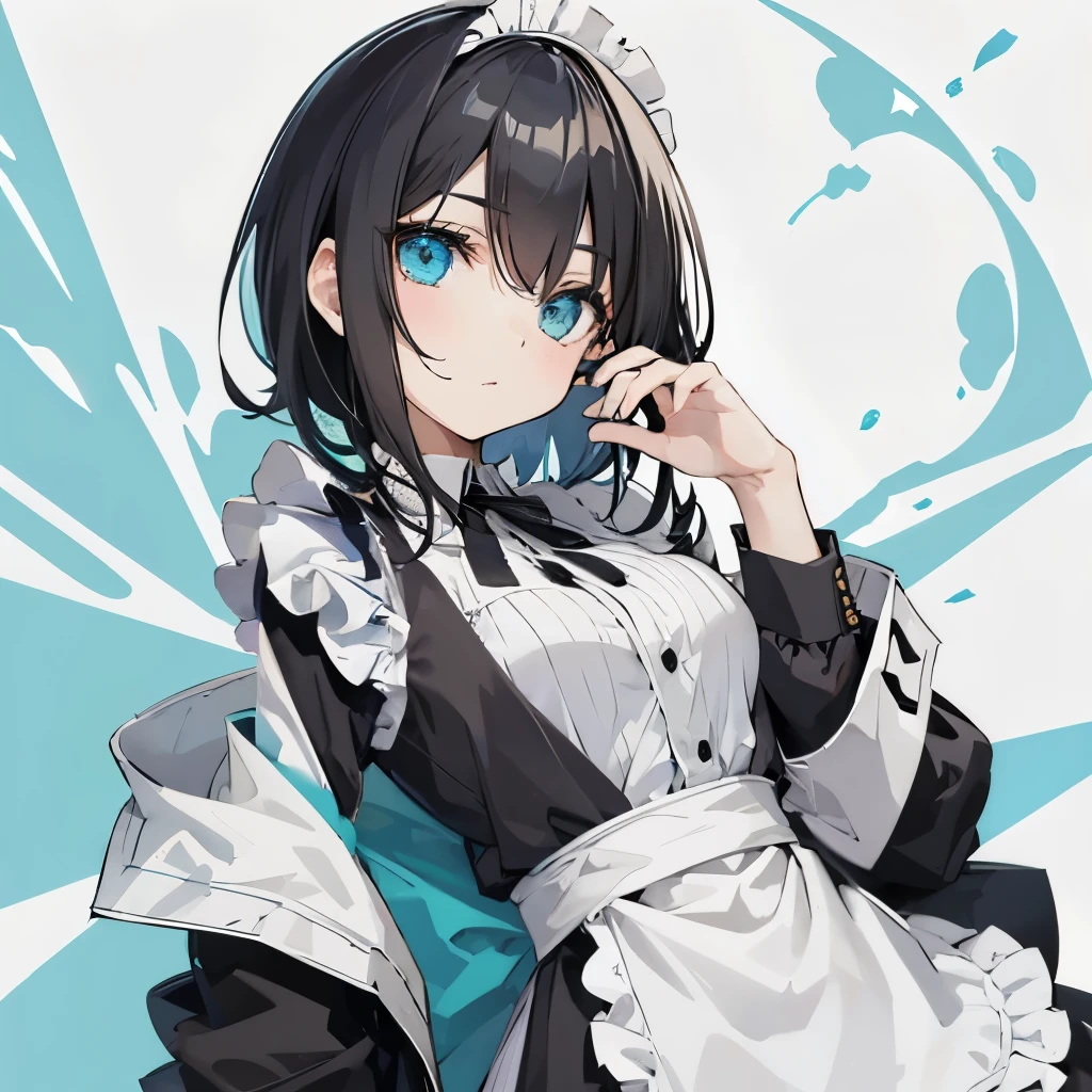 black maid dress