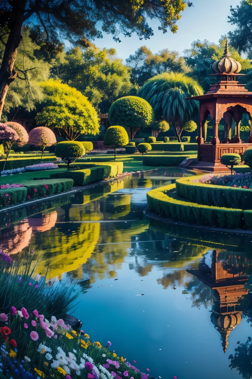 Indian garden (Best Quality), (Ultra high Detailes)