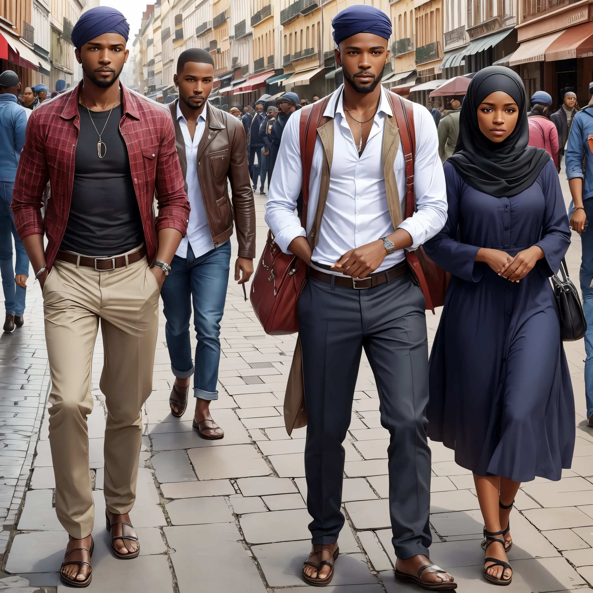 un homme ???? afrique tombe amoureux  d'une femme musulman porte de --auto --s2