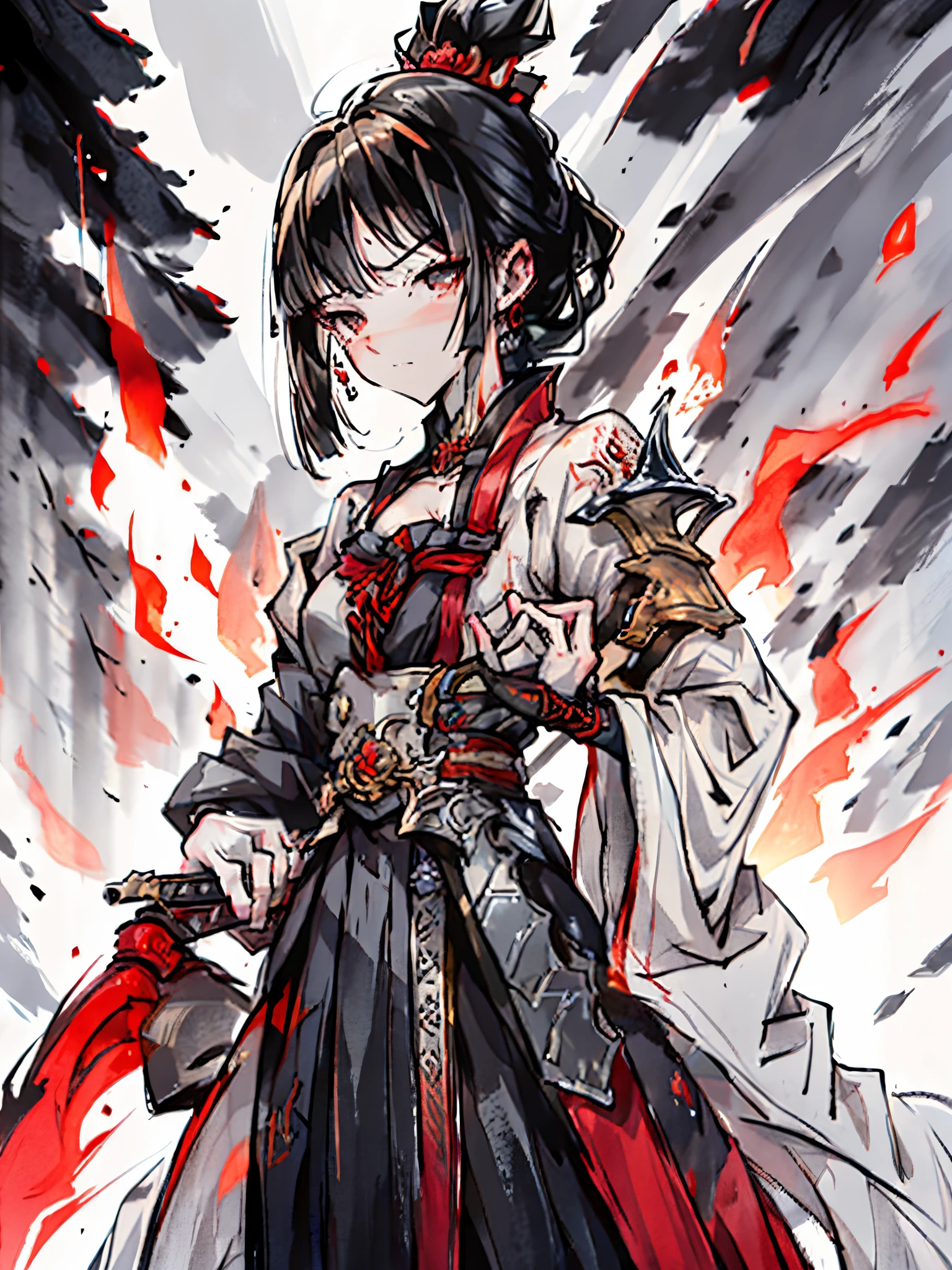 I am the bone of my sword,Steel is my body, and fire is my blood,I have created over a thousand blades,Unknown to Death,Nor known to Life,Have withstood pain to create many weapons,Yet, those hands will never hold anything,So as I pray, UNLIMITED BLADE WORKS,
