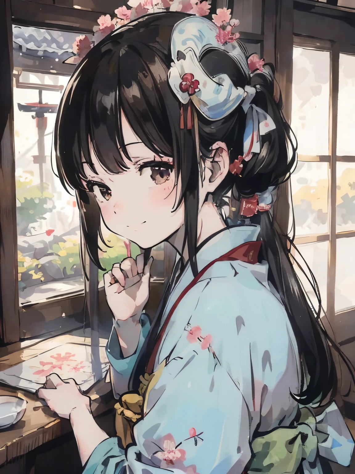 sex friend,blowjob pose、Close one eye, tilt your head up, and open your mouth、Very beautiful Japanese women、high school girl、Wear a thin long-sleeved knit、Nice style、ponytail、Detailed depiction of a long tongue、Detailed depiction of fingers gripping peniaximum number of pixels、Ultra-realistic photorealistic image quality、Excited and happy expression、((Close-up of face))、Biologically correct finger structure、((The lower body is only panties))