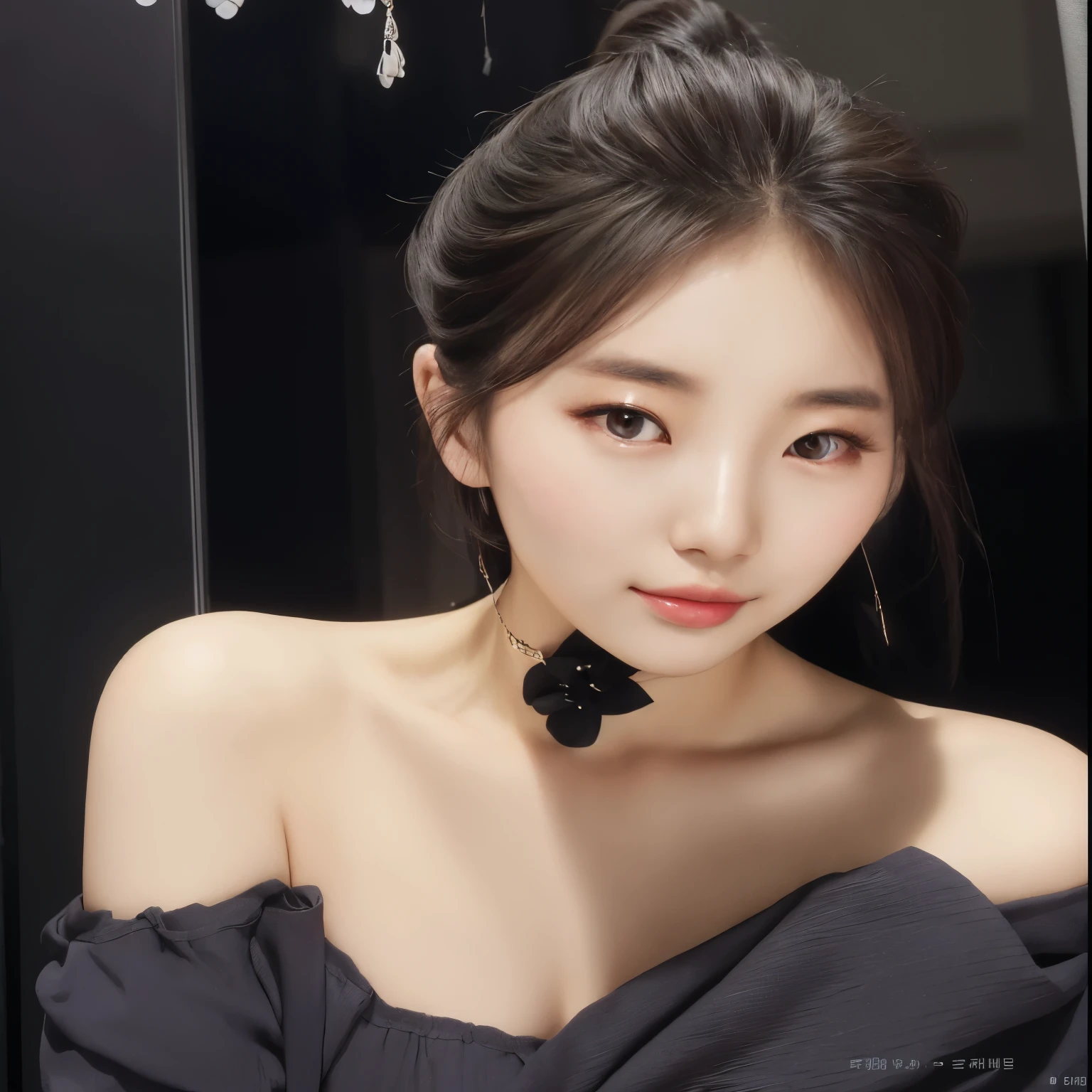 Close-up of a beautiful woman wearing a white dress, gorgeous young korean woman, 年轻Cute Korean face, beautiful young korean woman, Cute Korean face, Young cute asian face, beautiful Korean women, gorgeous chinese models, Portrait of a Korean female idol, Huang Shishi, Korean girls, Cute and delicate face, 8K HD resolution