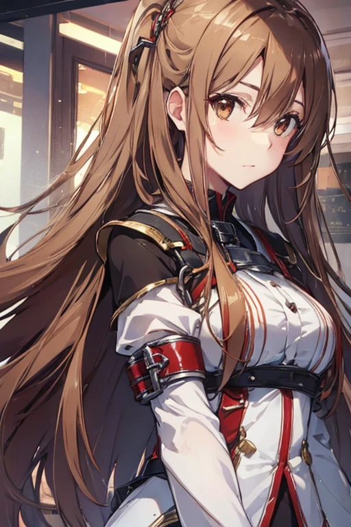 ,(restrained:1.5),(shackles:1.5),top-quality,Top image quality,in 8K,4K,masterpiece,ultra-detailliert,Beautiful、ultra-quality, best quality,high resolution, ultra-detailed,game cg,dutch angle,(beautiful detailed eyes:1.2),five fingers,a beauty girl,(slender body),long hair, light brown hair, (brown eyes),(eyes in highlight) ,catch light eyes,specular highlight eyes,asuna yuuki,orgasm,BREAK,Cowboy Shot,