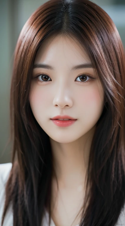 close-up of woman, Realistic. cheng yi, beautiful Korean women, Sexy figure like a gravure idol , girl with, central, full bodyesbian, perfect fingers、length hair , 韓国人のgirl with, Beautiful young Korean woman, beautiful realistic face , subjective perspective, Retro Flare, f/2.2, 200mm, Leica, UHD, retinas, masterpiece, exquisite, tre anatomically correct, Skin texture, super detailing, high detal, hightquality, 最hightquality, hight resolution, 1080P, HD, 4K, 8k,